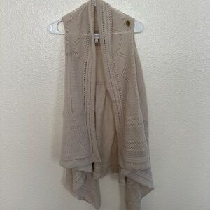 Angel of the North Anthropologie knit vest sz xs/s